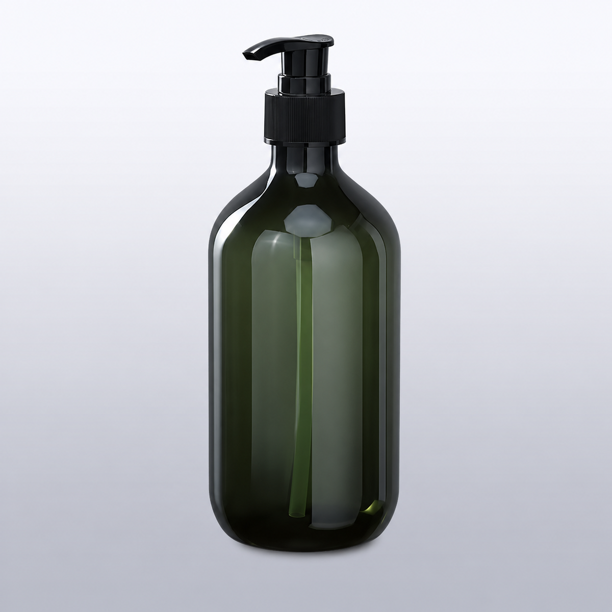 500ml PET Plastic Pump Lotion Bottle with PP Pump Dispenser