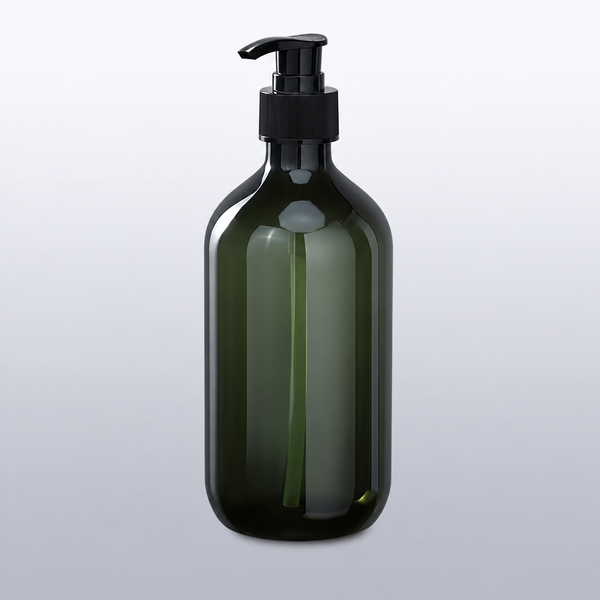 500ml PET Plastic Pump Lotion Bottle with PP Pump Dispenser