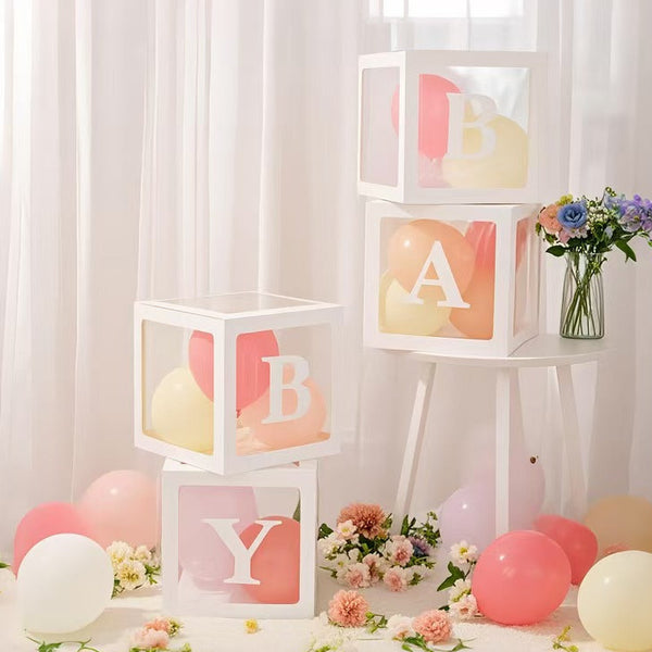Baby Balloon Box Party Decoration Baby Shower Display Box