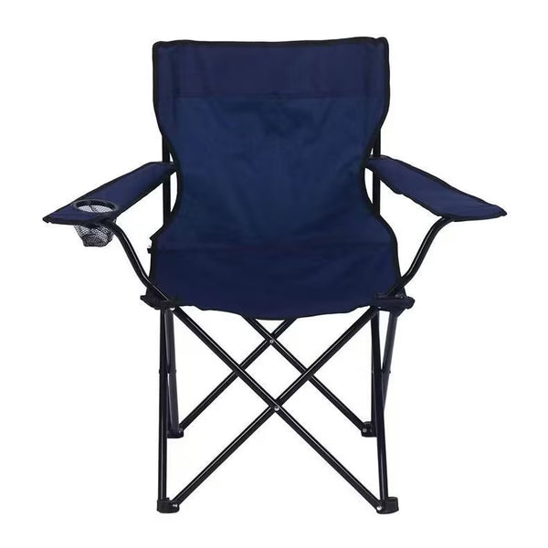 Portable Outdoor Folding Camping Chair with Cup Holder, Heavy Duty Foldable Lawn Chair