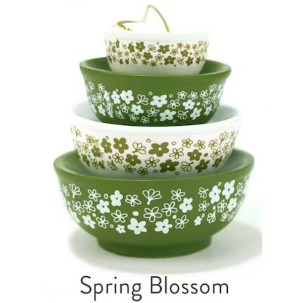 Stacked Bowl Resin Ornament Christmas Party Decoration