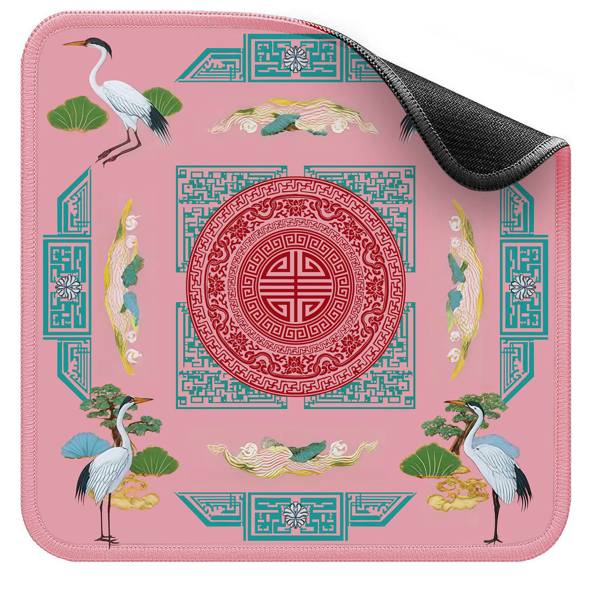 Waterproof Non-Slip Mahjong Table Mat, Golf Green Quiet Play Mat