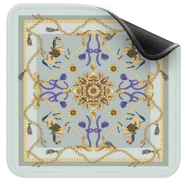 Waterproof Non-Slip Mahjong Table Mat, Golf Green Quiet Play Mat