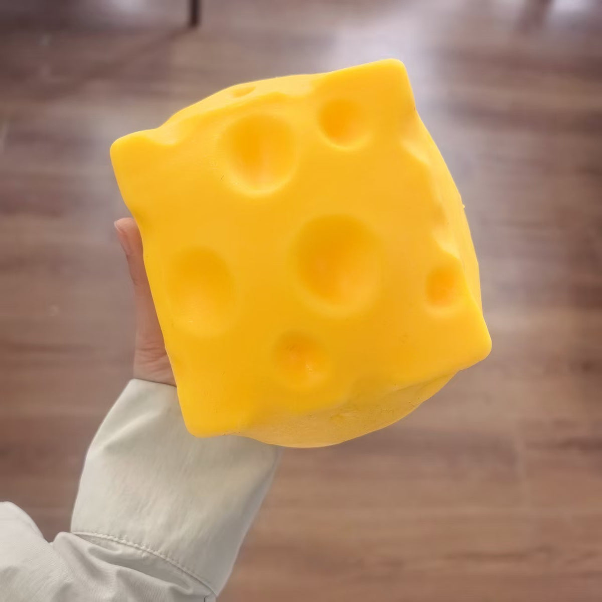 Fluid Cheese Squishy Toy – Slow Rising Stress Relief Fidget Cube (5–11cm)