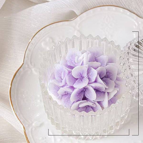 Candy Jar Flower Scented Candle – Handmade Gift Candle