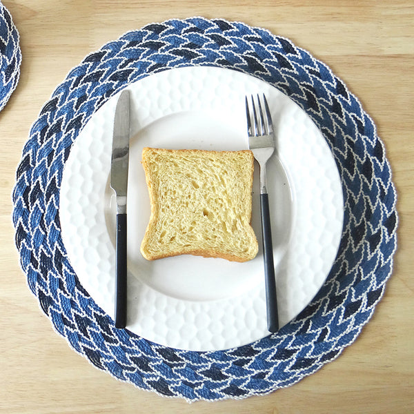 Lace Edge Placemat, Coaster and Plate Mat for Dining Table Decor