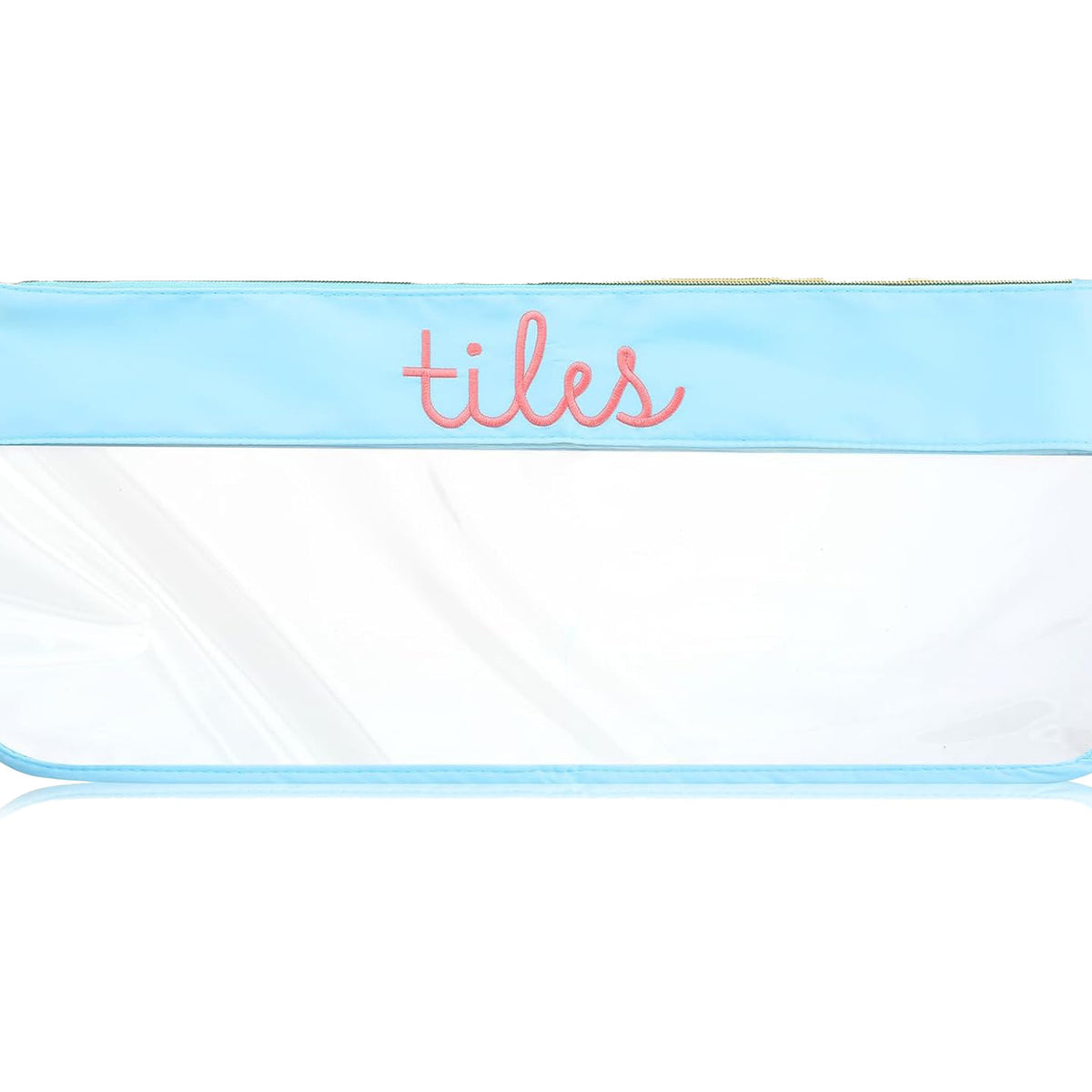 Large Mahjong Storage Bag – Waterproof PVC Travel Organizer with Letter Design for Mahjong Sets & Accessories