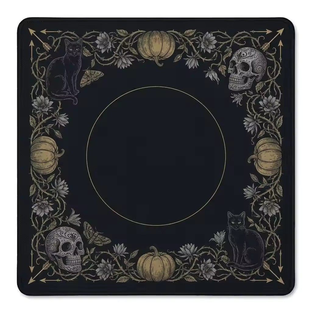 Halloween Mahjong Mat – American Style Game Table Pad with Non Slip, Noise Reducing & Custom Design Options