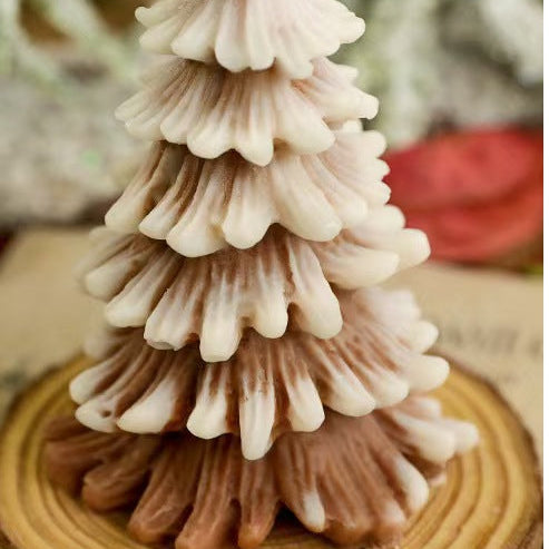 Pine Tree Scented Candle – Handmade Holiday Gift