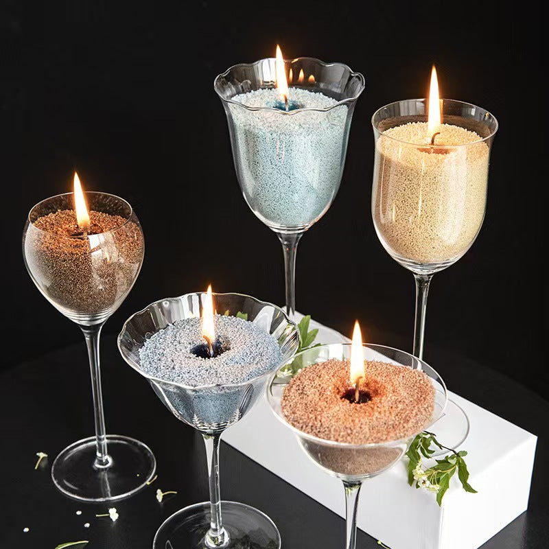 Eco-Friendly Soy Sand Wax Candle