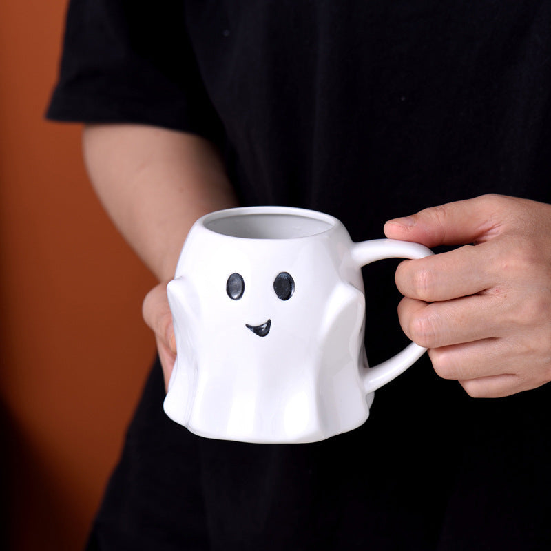 Cute Ceramic Cartoon Mug – Heat Resistant Coffee Cup Gift for Home, Office & Everyday Drinks