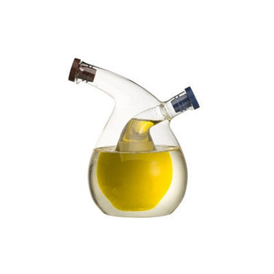 Glass Oil Dispenser Set | Leak Proof Seasoning Bottle for Kitchen & Cooking Storage