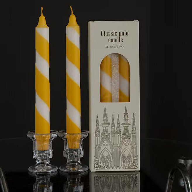 Twisted Tapered Candle – Set of 2