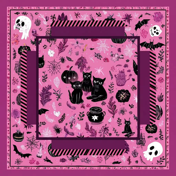 Halloween Mahjong Mat – American Style Game Table Pad with Non Slip, Noise Reducing & Custom Design Options