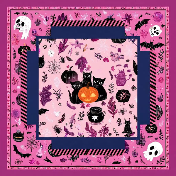 Halloween Mahjong Mat – American Style Game Table Pad with Non Slip, Noise Reducing & Custom Design Options