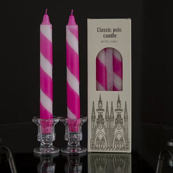 Twisted Tapered Candle – Set of 2