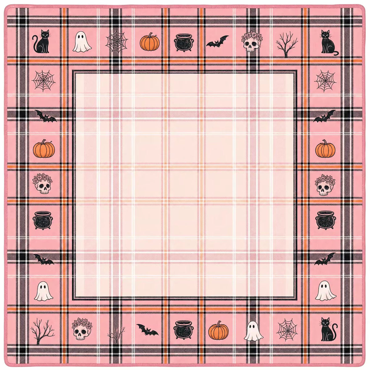 Halloween Mahjong Mat – American Style Game Table Pad with Non Slip, Noise Reducing & Custom Design Options