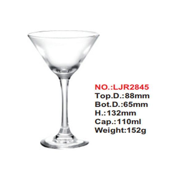 Decorative Stemmed Crystal Glass – Cocktail, Juice & Champagne Goblet