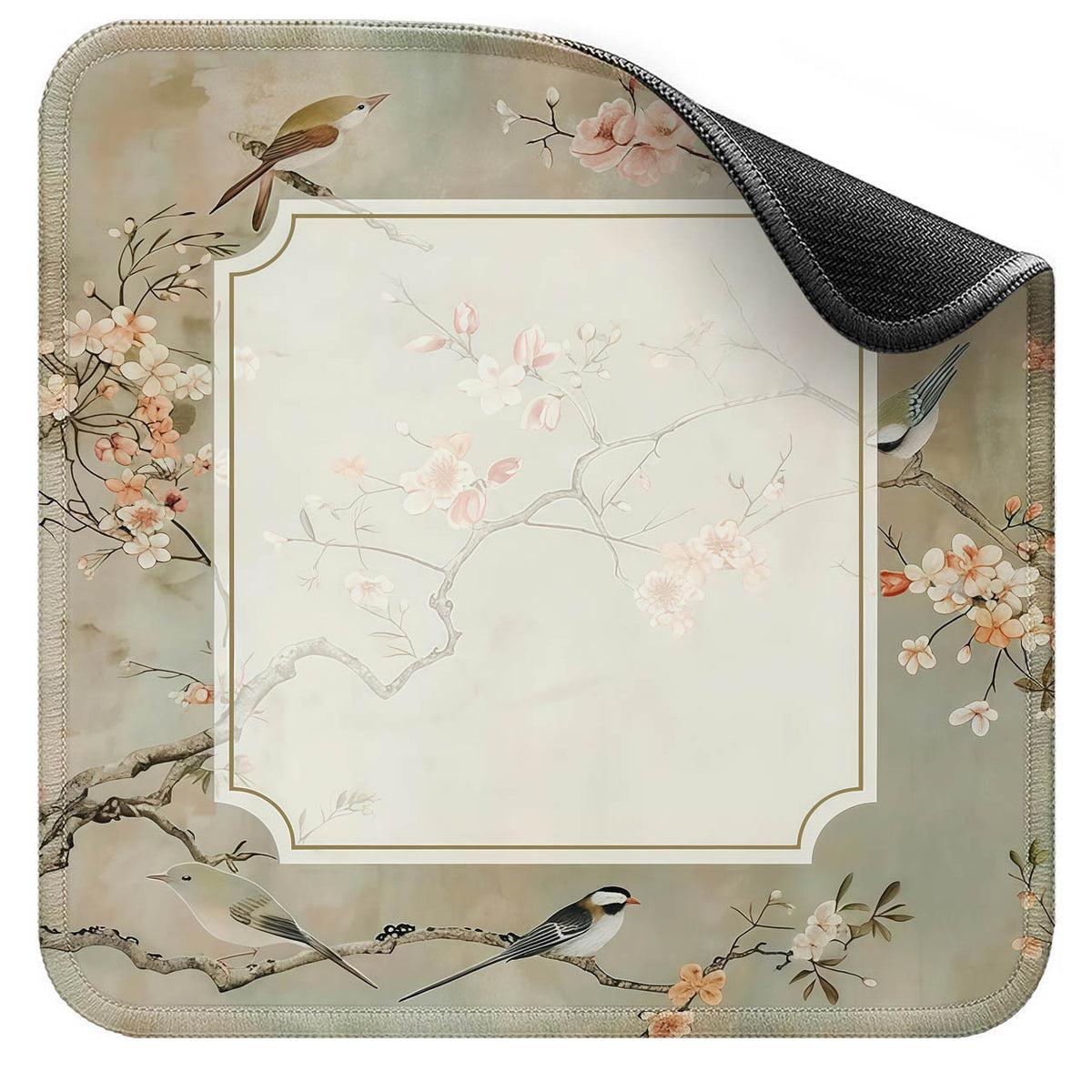 Waterproof Non-Slip Mahjong Table Mat, Golf Green Quiet Play Mat