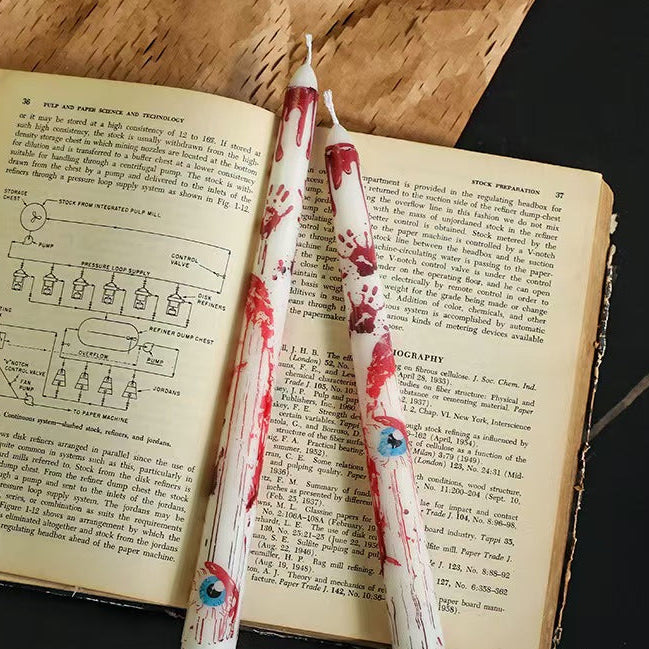 European-Style Long Taper Candle – Set of 2