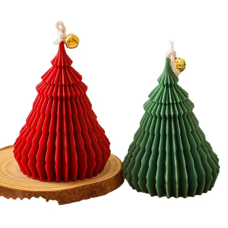 Spiral Christmas Tree Scented Candle
