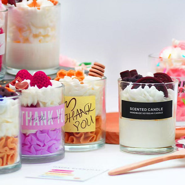 Decorative Cake Inspired Soy Candle