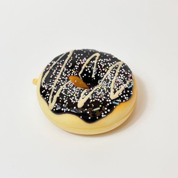 8cm Donut Bread Squishy Toy – Slow Rising PU Stress Relief Keychain & Decor