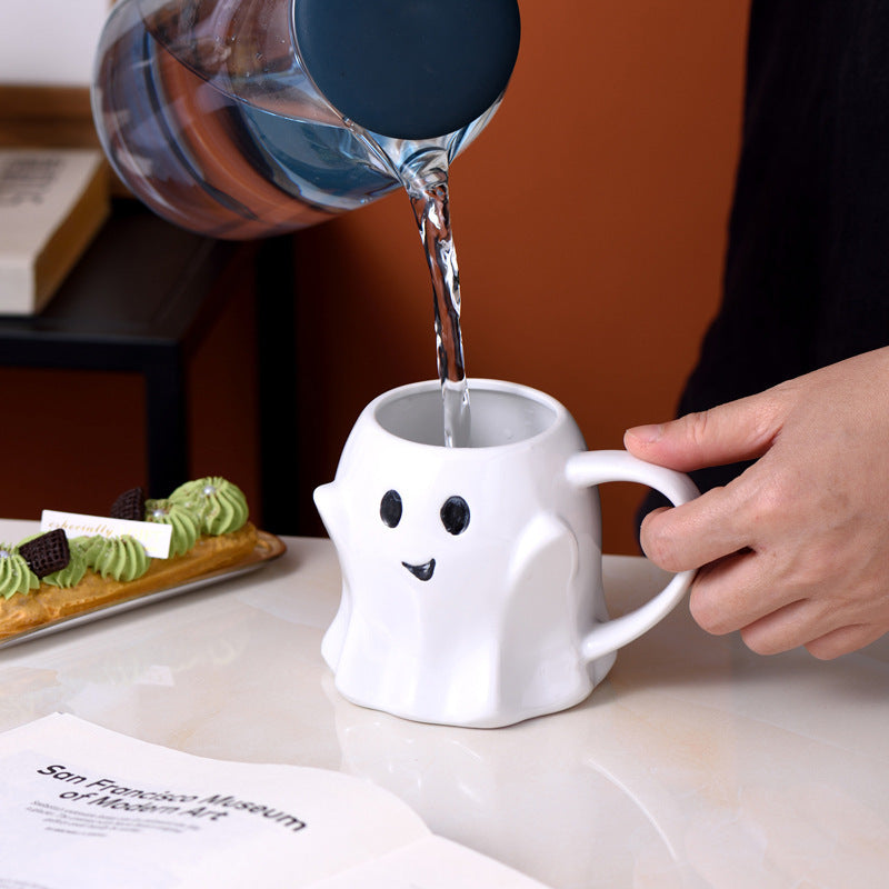 Cute Ceramic Cartoon Mug – Heat Resistant Coffee Cup Gift for Home, Office & Everyday Drinks