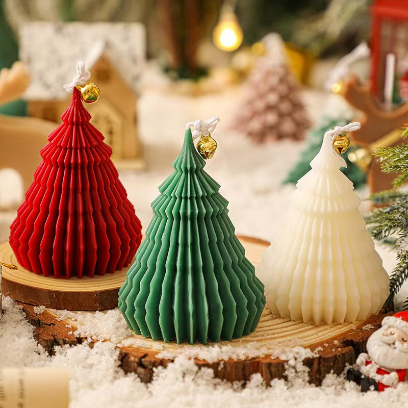 Spiral Christmas Tree Scented Candle