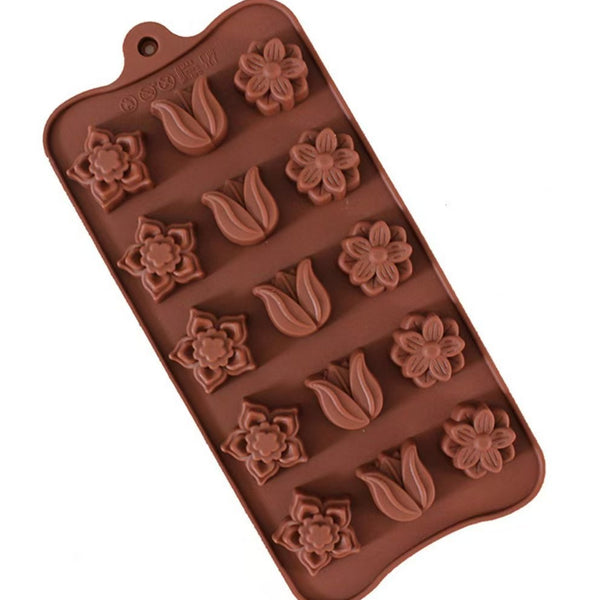 12 Cavity Silicone Chocolate Mold