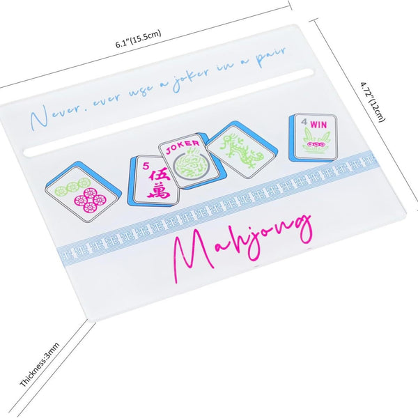 Mahjong Card Reader & Shuffler – Portable Mahjong Accessory Tool for Game Night & Entertainment