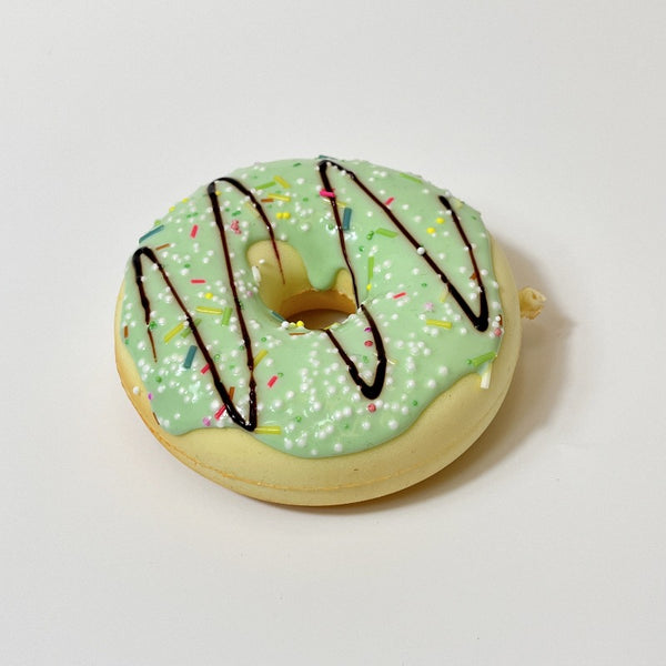8cm Donut Bread Squishy Toy – Slow Rising PU Stress Relief Keychain & Decor