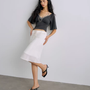 Lowrise Grace A-Line Mini Skirt