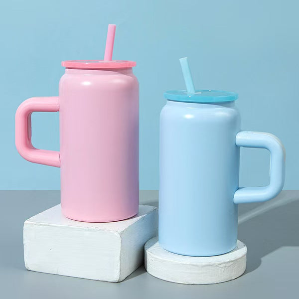 16oz Mini Mason Insulated Mug with Handle