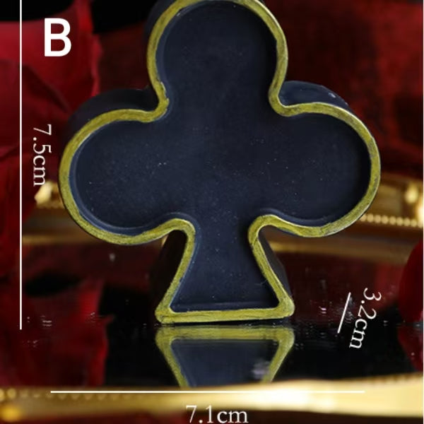 Playing Card Flower Scented Candle