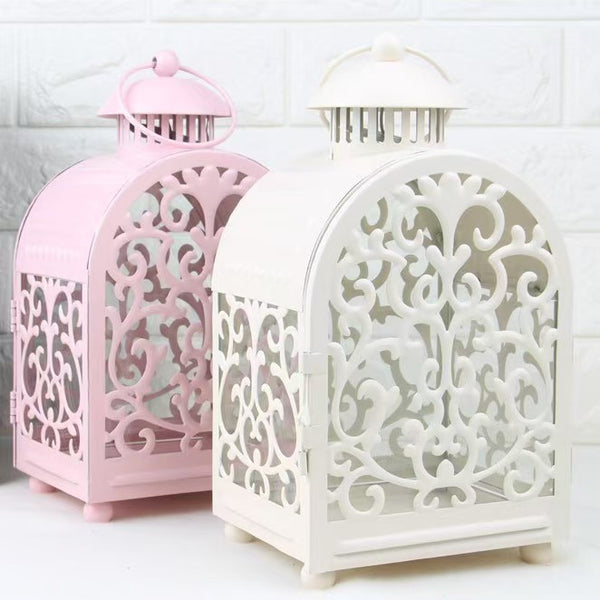 Moroccan Style Vintage Metal Candle Holder
