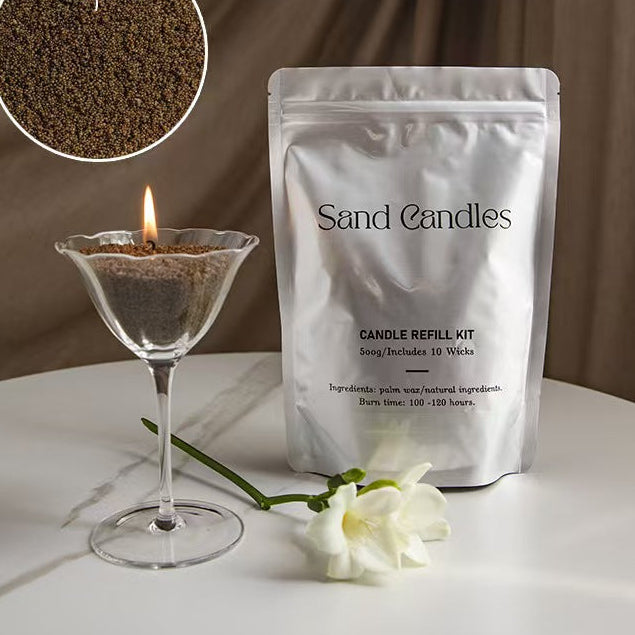 Eco-Friendly Soy Sand Wax Candle