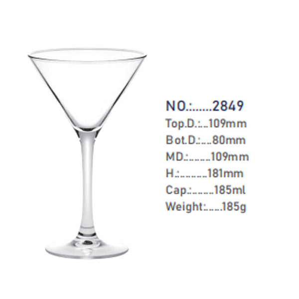 Decorative Stemmed Crystal Glass – Cocktail, Juice & Champagne Goblet