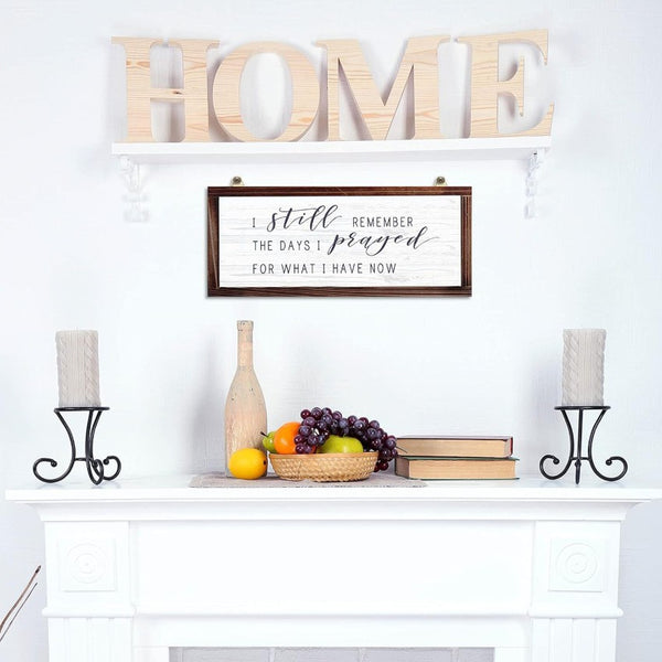 Vintage Wooden Hanging Ornament – Retro Style Wall Decor Pendant for Home Decoration