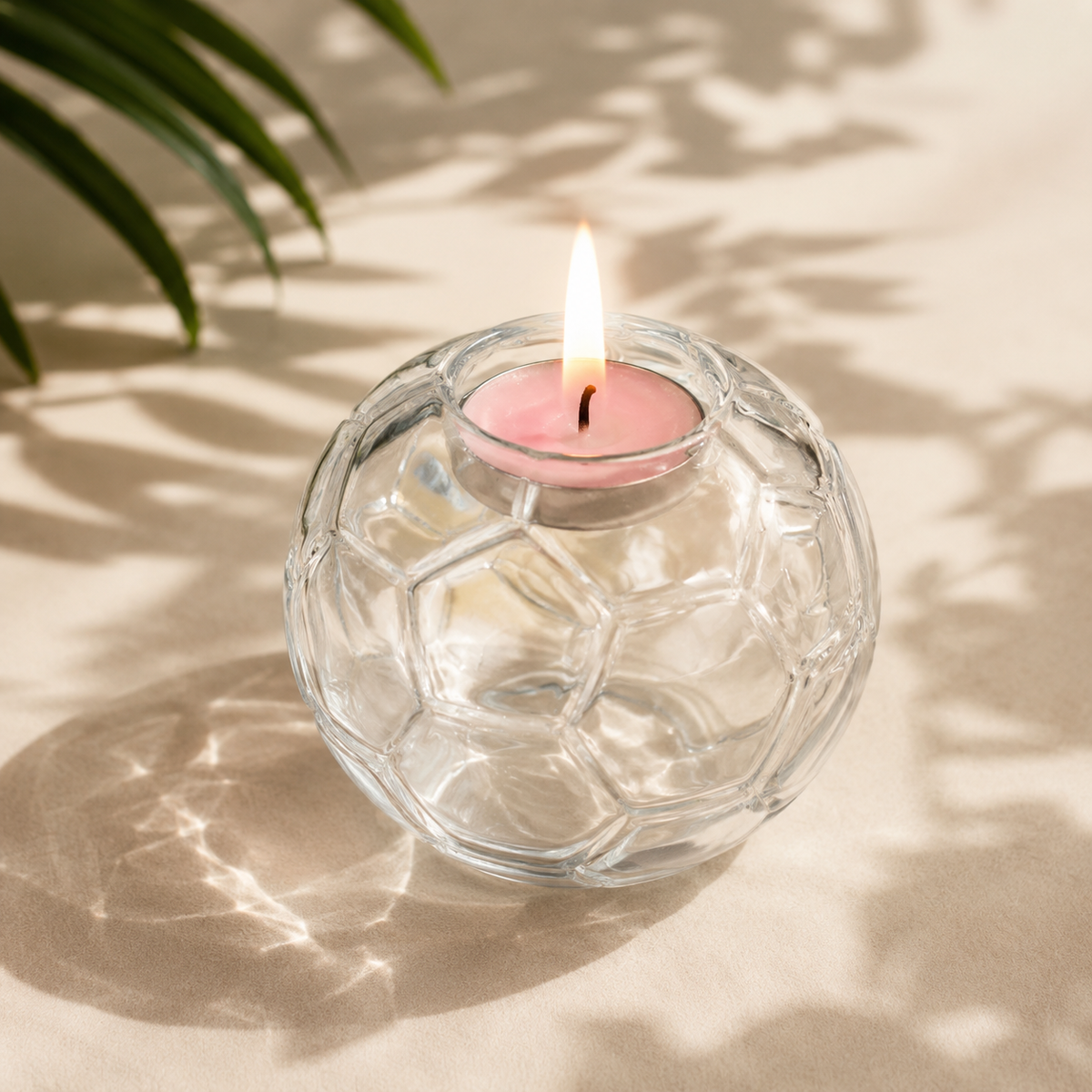 Sports Glass Cup & Candle Holder – Baseball and Football Decorative Drinkware