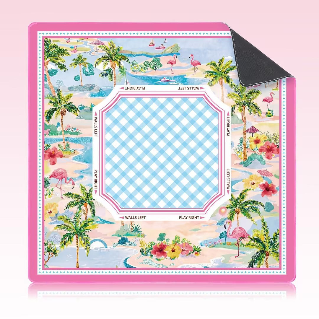 Mahjong Table Mat – Noise Reducing Non-Slip Wear Resistant Easy Care Game Pad