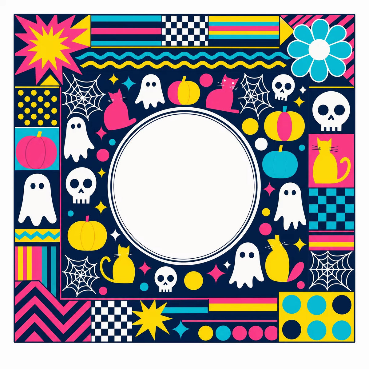 Halloween Mahjong Mat – American Style Game Table Pad with Non Slip, Noise Reducing & Custom Design Options