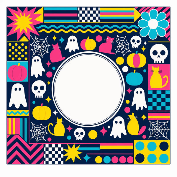 Halloween Mahjong Mat – American Style Game Table Pad with Non Slip, Noise Reducing & Custom Design Options