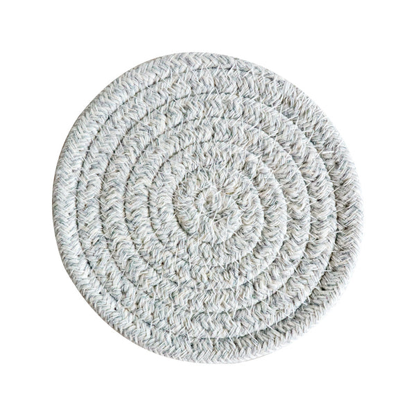 Nordic Cotton Rope Coasters, Thick Heat-Resistant Insulated Drink Mats