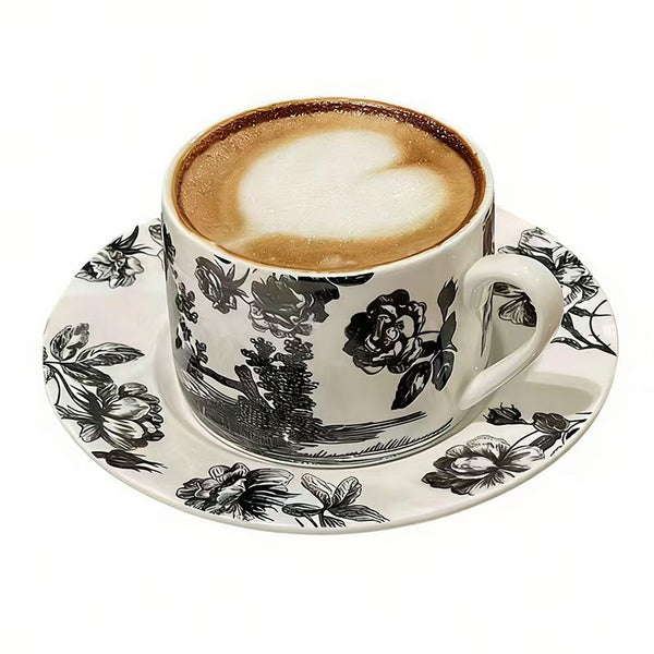 Vintage American Style Tea Cup and Saucer Set