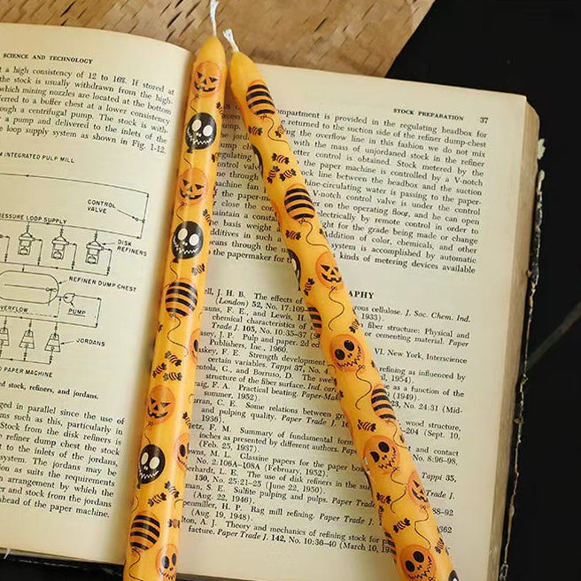 European-Style Long Taper Candle – Set of 2