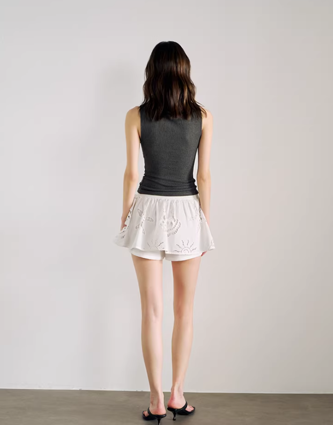 Ash Knot Sleeveless Knit Top