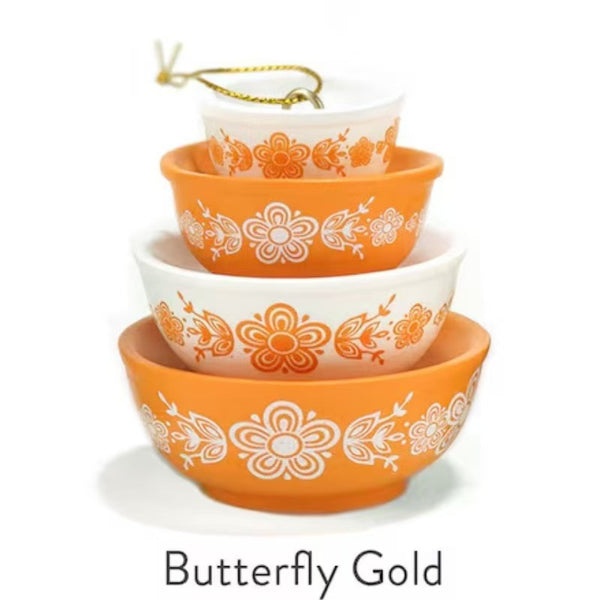 Stacked Bowl Resin Ornament Christmas Party Decoration