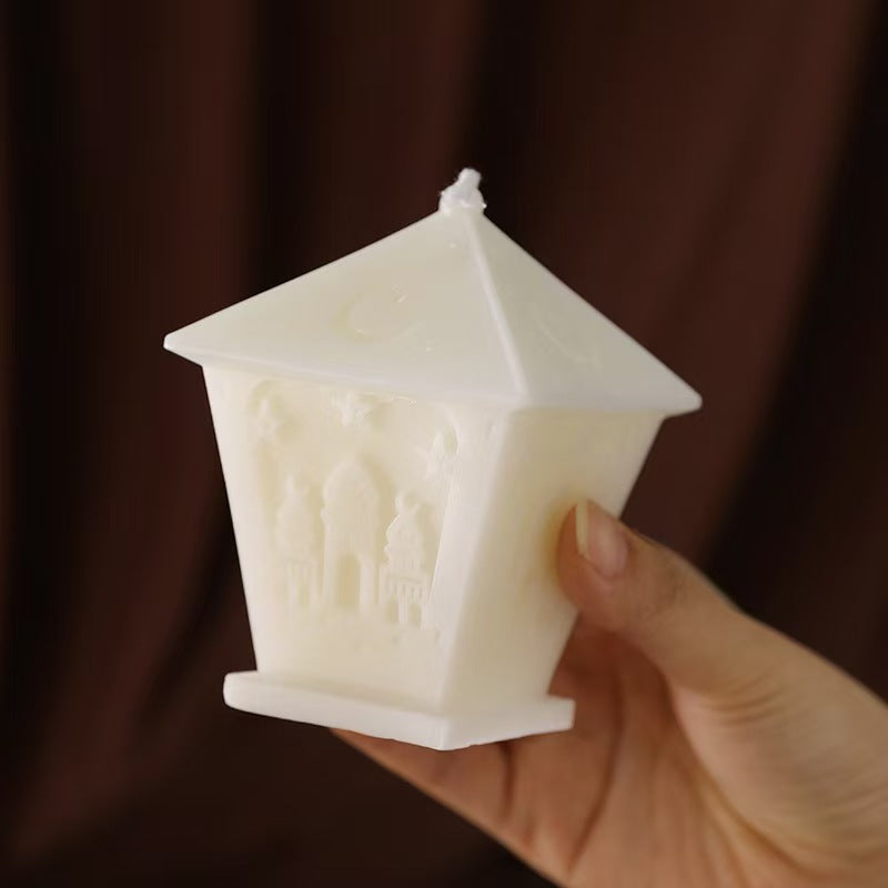 Architectural-Style Scented Candle – Decorative Holiday Candle