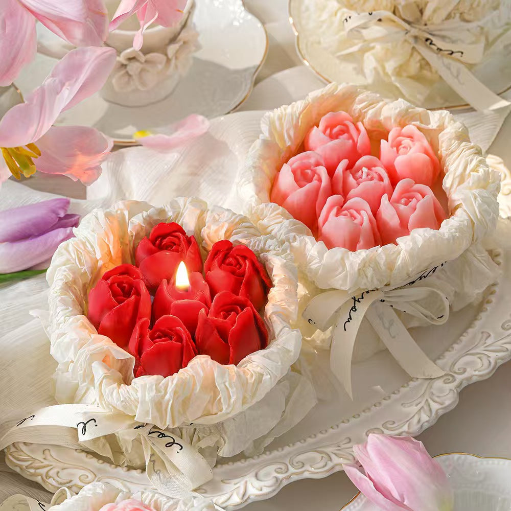 Tulip Bouquet Scented Candle